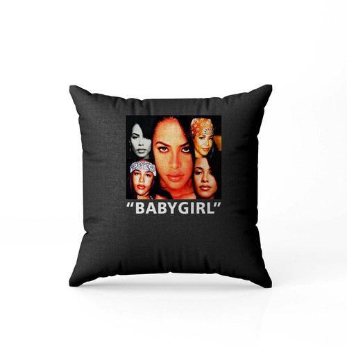 Aaliyah Vintage Rap Baby Girl Pillow Case Cover