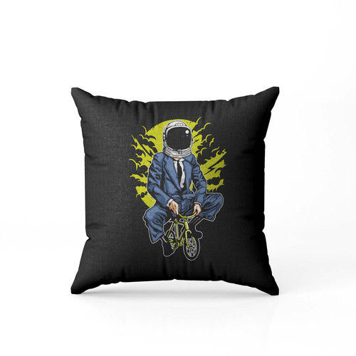 Astronaut On Bike Pillow Case Cover