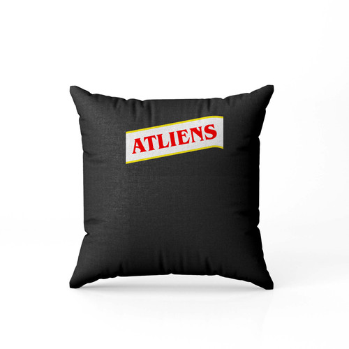Atliens Stripe On Red Pillow Case Cover