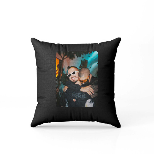 Bad Bunny J Balvin Oasis Tropical Pillow Case Cover