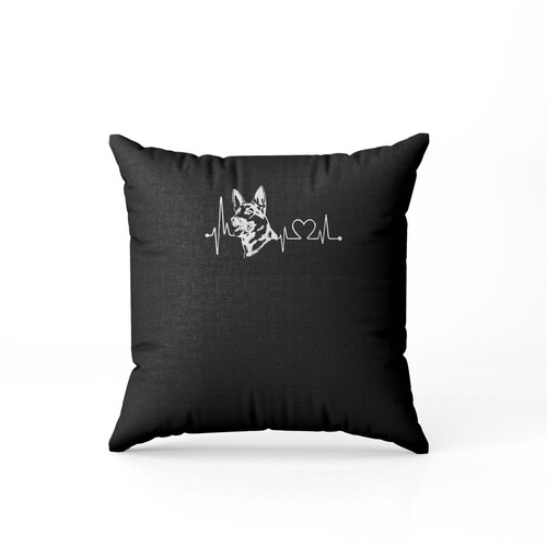 Beat Heart German Shepherd Dog Love Heart Pillow Case Cover