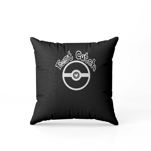 Best Catch Play Mobile Gamer Nerd Pokemon Go Pokeball Catch Heart Pikachu Love Engaged Couple Pillow Case Cover