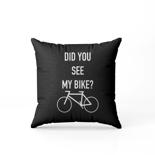 Bicycle Cyclist Student Bike Pillow Case Cover
