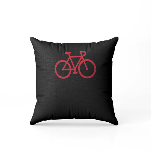 Bicycle Red  Pillow Case Cover