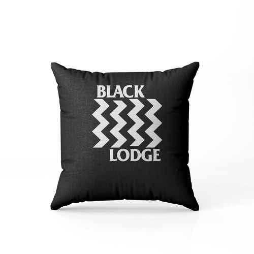 Black Lodge Flag Pillow Case Cover