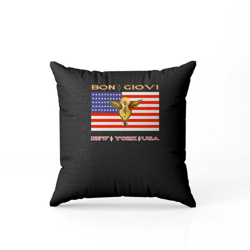 Bon Jovi Tour Flag Of The United States Pillow Case Cover