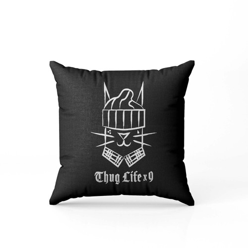 Cat Kitty Thug Life Thug Cat Pillow Case Cover