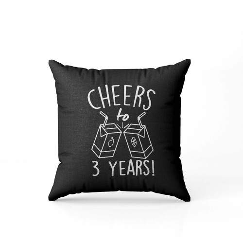 Cheers To 3Rd Birthday Pillow Case Cover