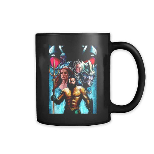 Aquaman Jason Momoa Dc Drawing 11oz Mug