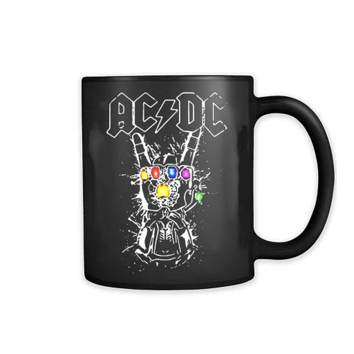 Acdc Avengers Infinity War Thanos Gauntlet Hand 11oz Mug