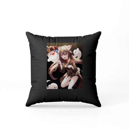 Envy Anime Girls Genshin Impact Hutao Genshin Impact Cat Pillow Case Cover