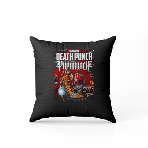 Five Finger Death Punch Papa Roach And Sixx A M Vip Pillow Case Cover