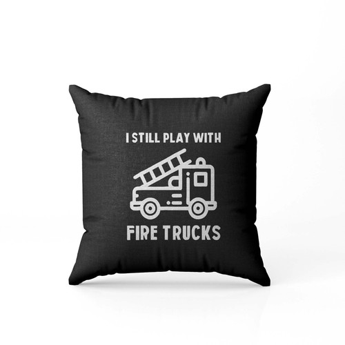 Funny Firefighters Fire Trucks Pillow Case Cover