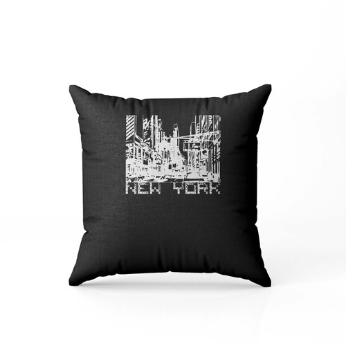 Futuristic New York City Pillow Case Cover