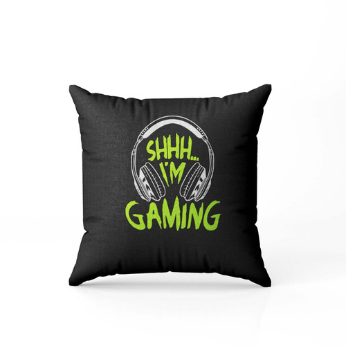 Gamer Shhh I M Gaming Funny Slogan Among Us Game Birthday Christmas Party Boys Pillow Case Cover