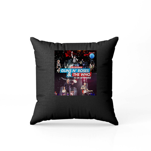 Guns And Roses In Concert Pillow Case Cover