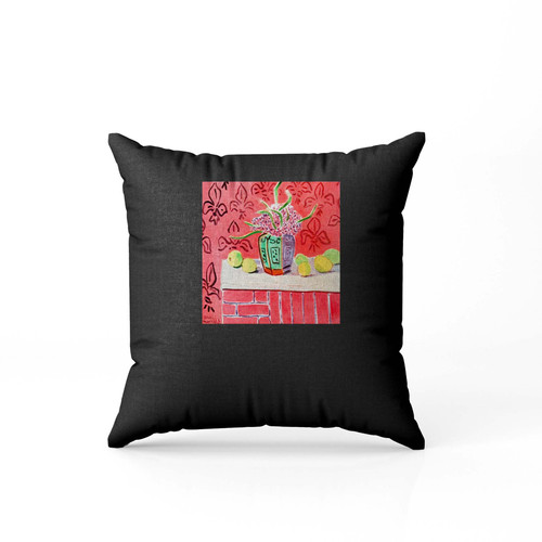 Henri Matisse Lemons Against Pink Background Pillow Case Cover