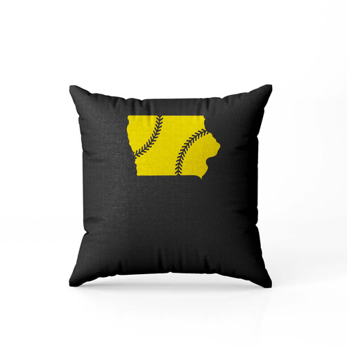 Iowa Baseball Pillow Case Cover