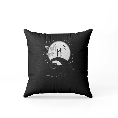Jack Skellington And Sally Meant To Be The Nightmare Before Christmas Pillow Case Cover