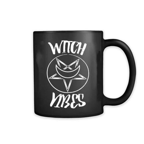Halloween Witch Vibes Logo 11oz Mug