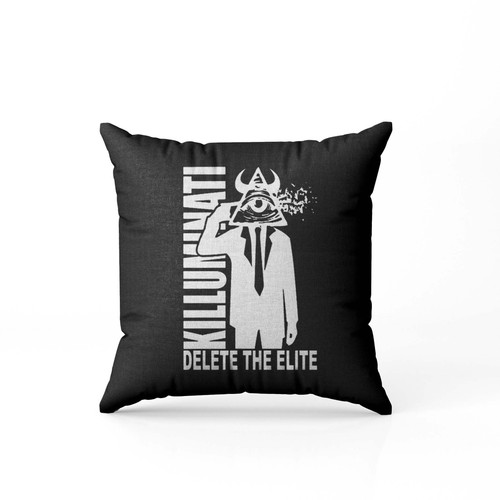 Killuminati Delete The Elite Pillow Case Cover Killuminati Delete The Elite Pillow Case Cover