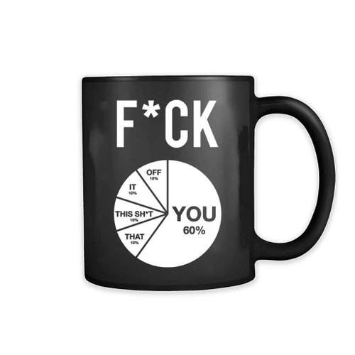 Fuck Pie Chart 11oz Mug