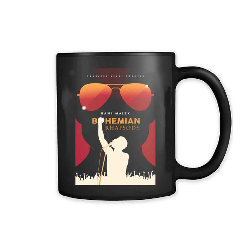 Fearless Lives Forever Bohemian Rhapsody Rami Malek 11oz Mug Fearless Lives Forever Bohemian Rhapsody Rami Malek 11oz Mug