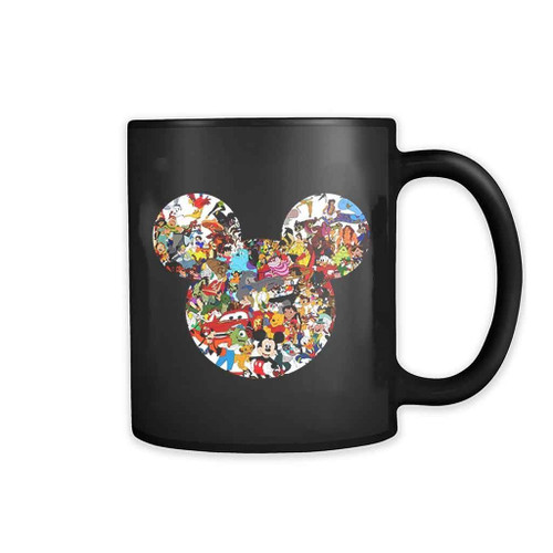 Disney All Characters Mickey Mouse Silhouette 11oz Mug
