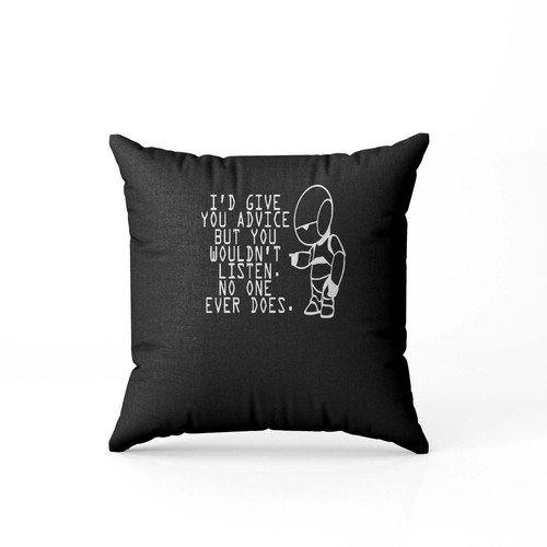 Marvin Advice The Hitchhikers Guide To The Galaxy Pillow Case Cover