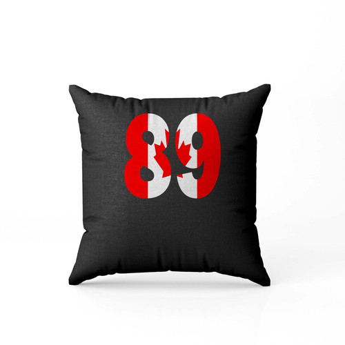 Number 89 With Canadian Flag  Pillow Case Cover