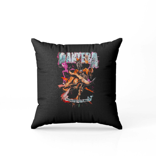 Pantera Official Cowboys From Riding Skeleton  Pillow Case Cover