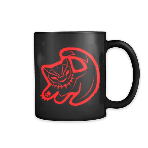 The Panther King Red Power 11oz Mug