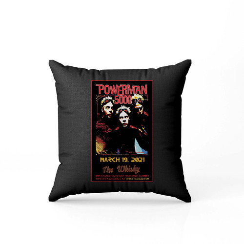 Powerman 5000 Tour Dates 2021  Pillow Case Cover