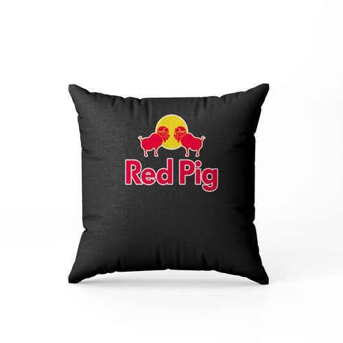 Red Pig  Pillow Case Cover