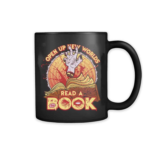Read A Book Open Up New Worlds 11oz Mug