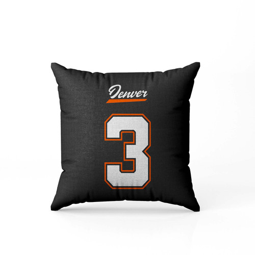 Russell Wilson Broncos Jersey  Pillow Case Cover Russell Wilson Broncos Jersey  Pillow Case Cover