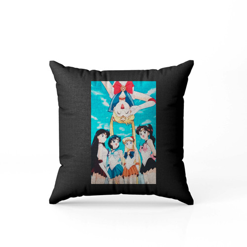 Sailor Moon Vintage Moon Funny Anime  Pillow Case Cover