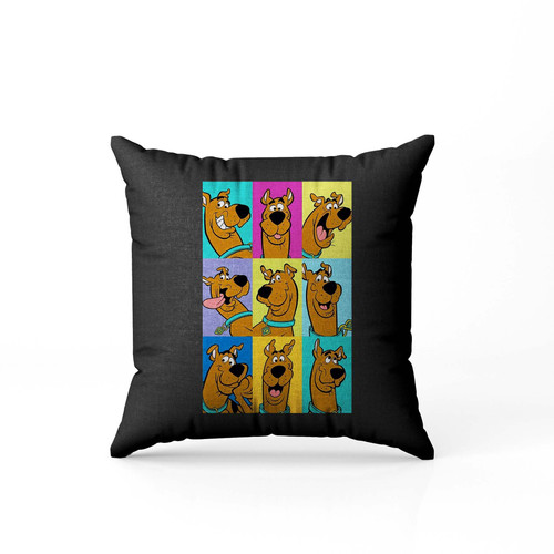 Scooby Doo Faces Collage  Pillow Case Cover
