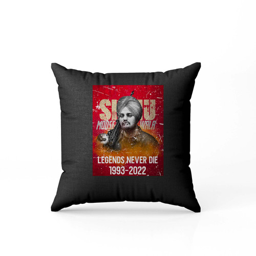 Sidhu Moose Wala Legends Never Die  Pillow Case Cover