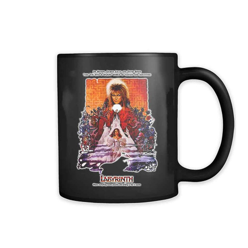 Labyrinth David Bowie 86 Film Retro Cool Hipster 11oz Mug