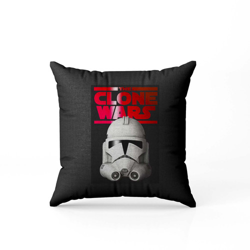 Star Wars The Clone Wars Trooper Helmet Pattern Throw Pillow