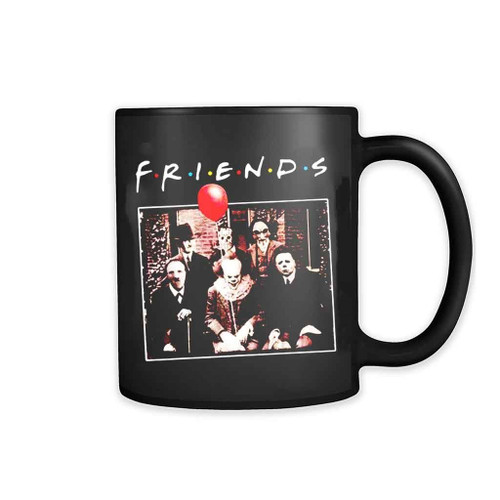 Horror Friends Pennywise Michael Myers Jason Voorhees Halloween 11oz Mug