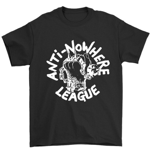 Anti Nowhere League Logo Man's T-Shirt Tee