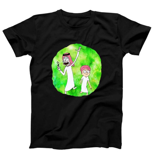 Arabian Rick And Morty Man's T-Shirt Tee