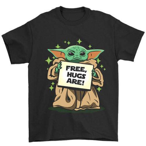Baby Yoda Free Hugs Are Man's T-Shirt Tee