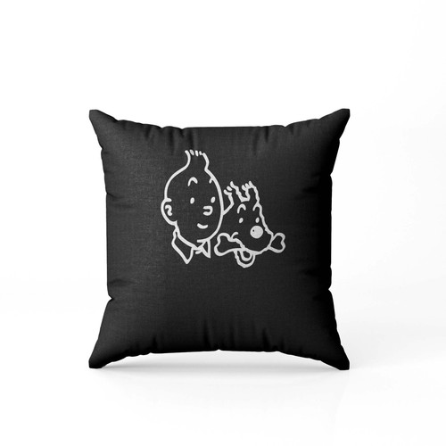 Tintin Draw Comics Cartoon  Pillow Case Cover