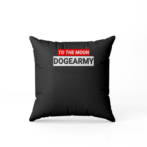 To The Moon Dogearmy  Pillow Case Cover