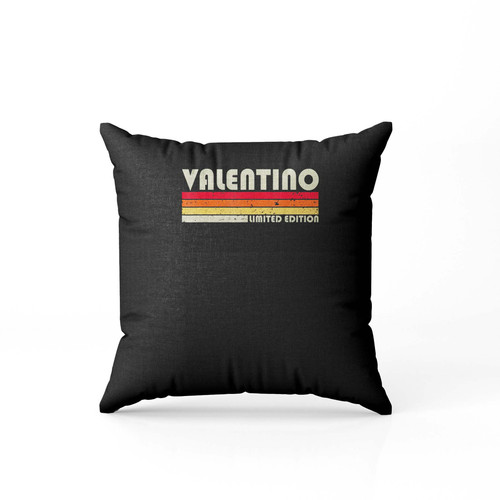 Valentino Name Personalized Funny Retro Vintage  Pillow Case Cover