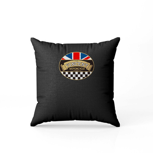 Vincent Classic Motorcycle  Pillow Case Cover