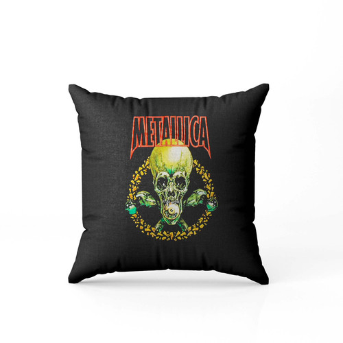 Vintage Single Stitched Metallica No Leaf Clover  Pillow Case Cover